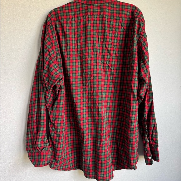 Polo Ralph Lauren Red and Green Plaid Shirt - Picture 4 of 4